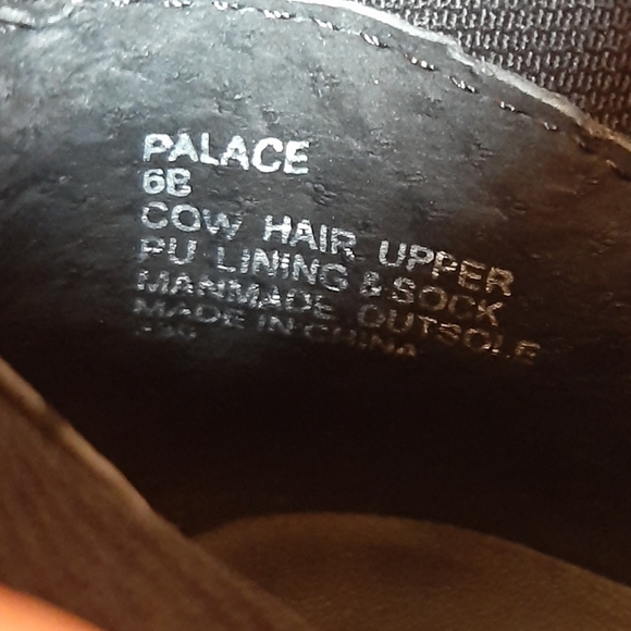 Steve Madden Palace Cow Hair Leopard Animal Print Western Booties 6 Tan Boho Fur - Picture 9 of 9